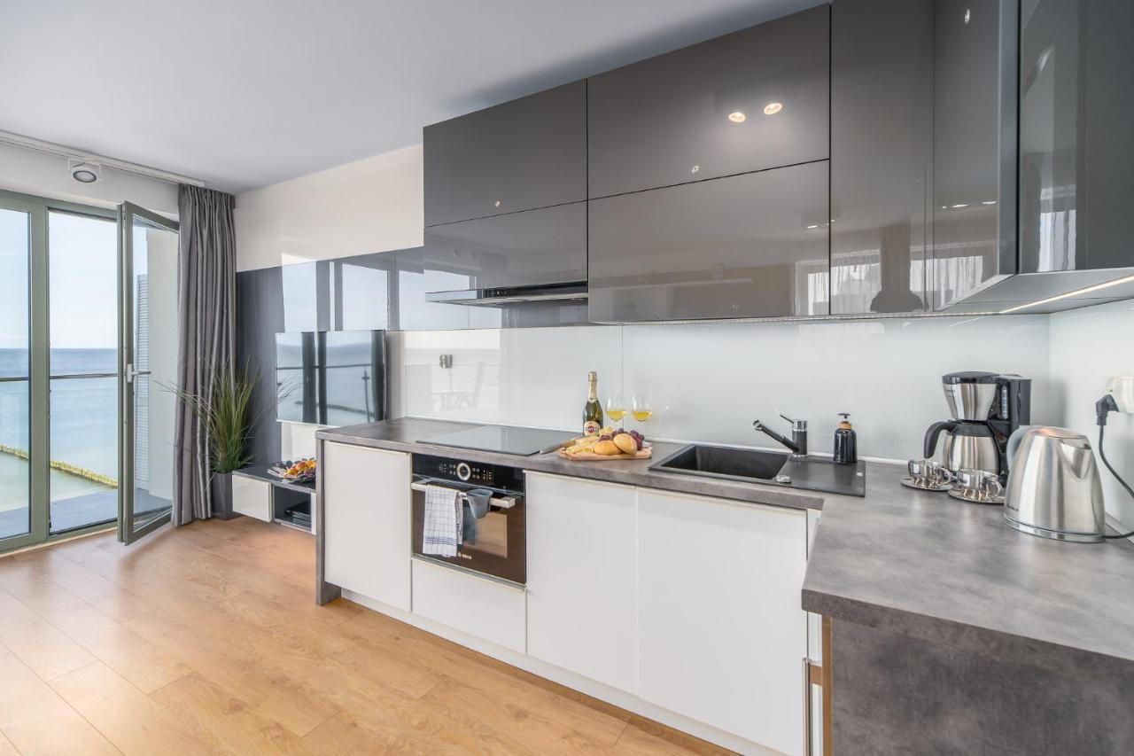 אוסטרוני מורסקי Na Klifie - Apartamenty Komfort, Widok Na Morze, Parking מראה חיצוני תמונה